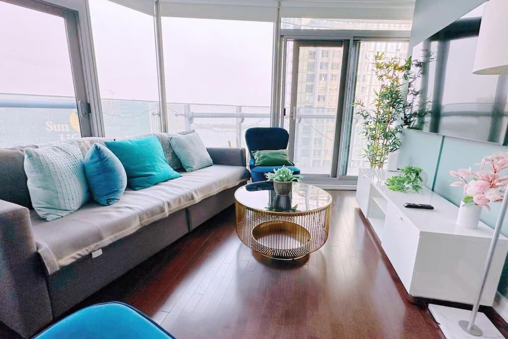 New Superior Lakeview Luxury Top Floor 3-Bedroom Suite On 48Th Floor Toronto Exteriér fotografie