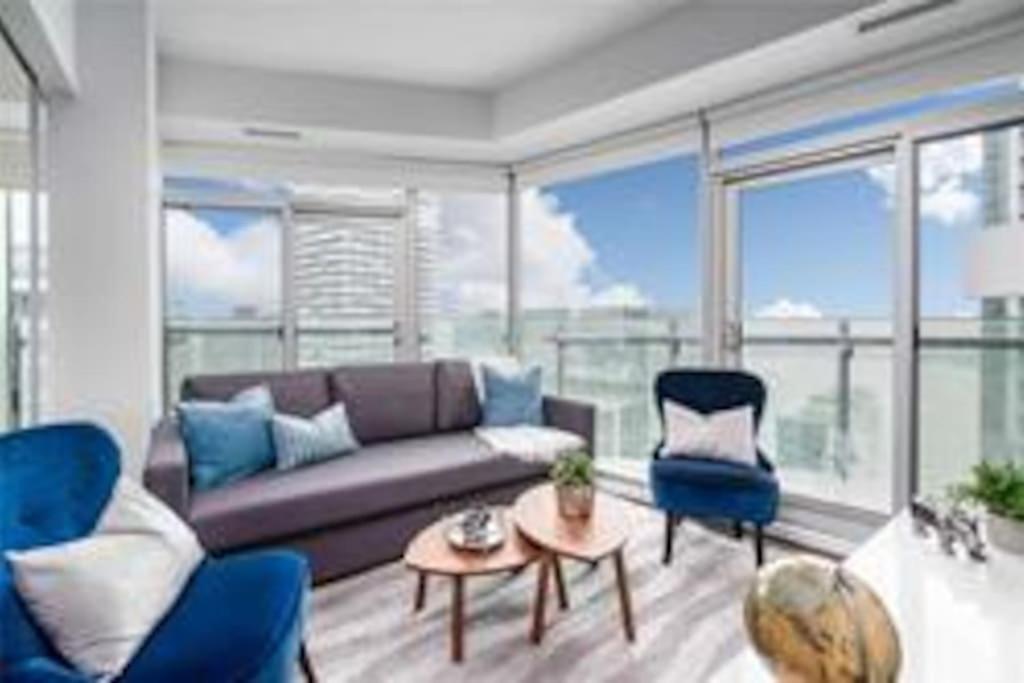 New Superior Lakeview Luxury Top Floor 3-Bedroom Suite On 48Th Floor Toronto Exteriér fotografie